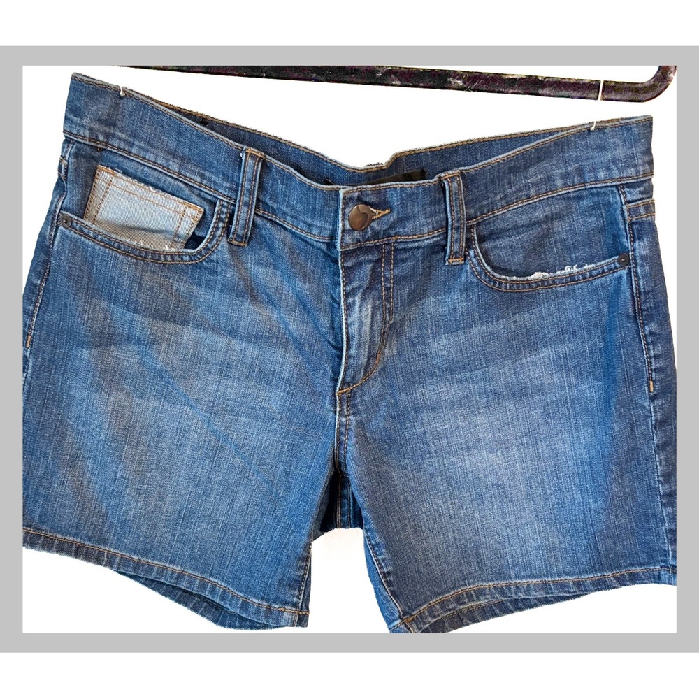Joe's Jeans Matilida Reverse Hem Short Blue Denim W28 GYOMTT4111